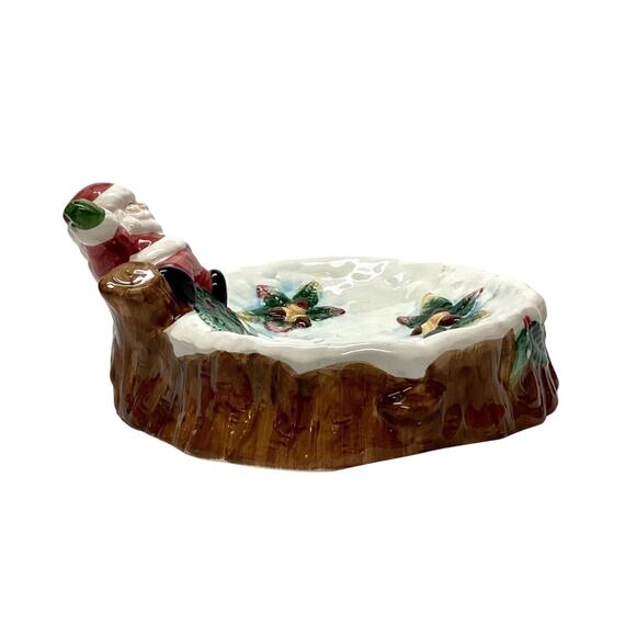 -Ceramic Santa Claus - Candy or Cookie Dish Holiday - Picture 3 of 7